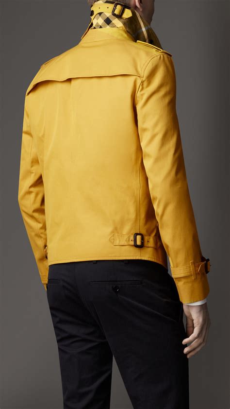 burberry yellow jacket|Burberry brit jacket men's.